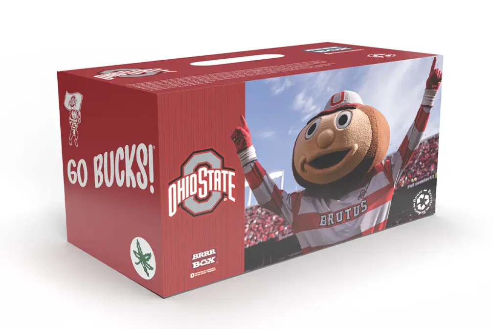 Ohio State Recyclable Cooler by BRRR Box