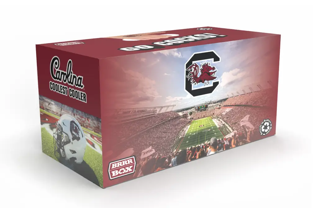 University of South Carolina Recyclable Cooler by BRRR Box